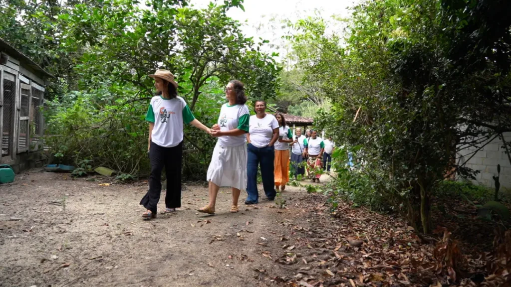 Imagem da rede de mulheres realizando um encontro em Linhares no Espírito Santo